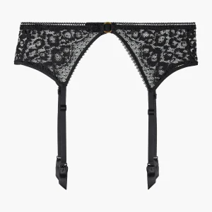 Illusion Fauve Porte-jarretelles Black