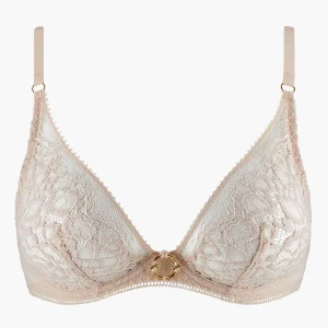 Illusion Fauve Soutien-gorge Triangle avec armatures Thé Blanc