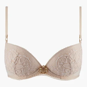 Illusion Fauve Soutien-gorge Push-up coques Thé Blanc