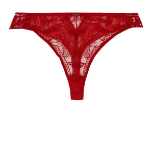 Cœur à Corps Tanga Rouge Rebelle