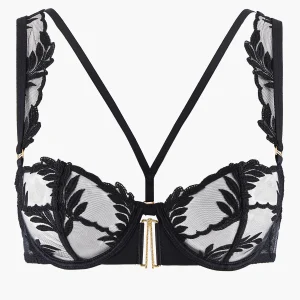Queen of Shadow Soutien-gorge Corbeille avec armatures Noir Absolu