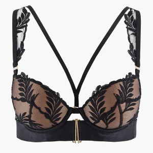 Queen of Shadow Soutien-gorge Push-up coques Noir Absolu