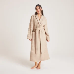 Robe de Chambre Waffle - Vison