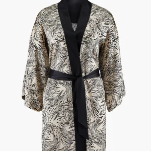 Smocky Night Kimono Féline