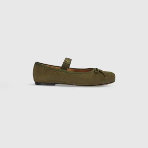 Ballerines Juna  - Olive
