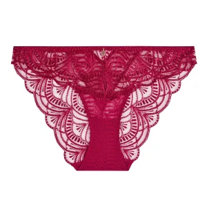 Vibes Culotte Italienne Rouge Love et Uni Bordeaux
