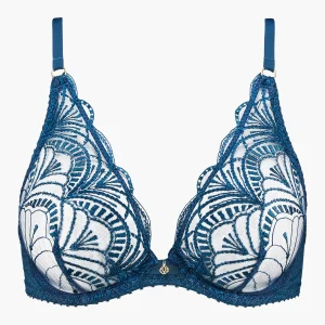 Vibes Soutien-gorge Triangle avec armatures Dark Cyan