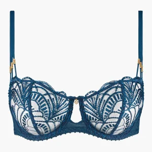 Vibes Soutien-gorge Corbeille avec armatures Dark Cyan