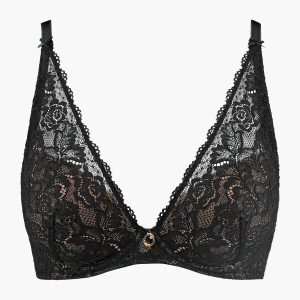 Rosessence Soutien-gorge Plunge foulard Black