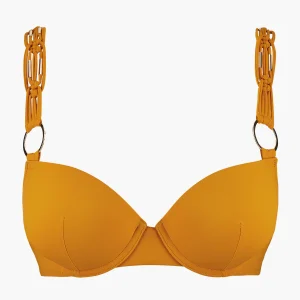 Gipsy Muse Haut de maillot de bain Push-up coques Saffron
