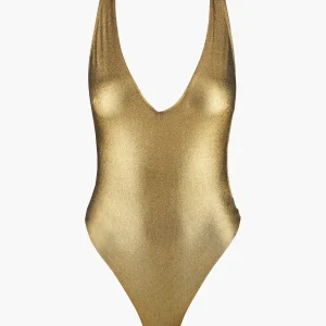 Sunlight Glow Maillot de bain une pièce Antique Gold