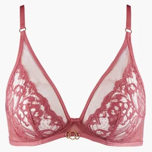 Feeling Myself Soutien-gorge Triangle avec armatures Rosewood