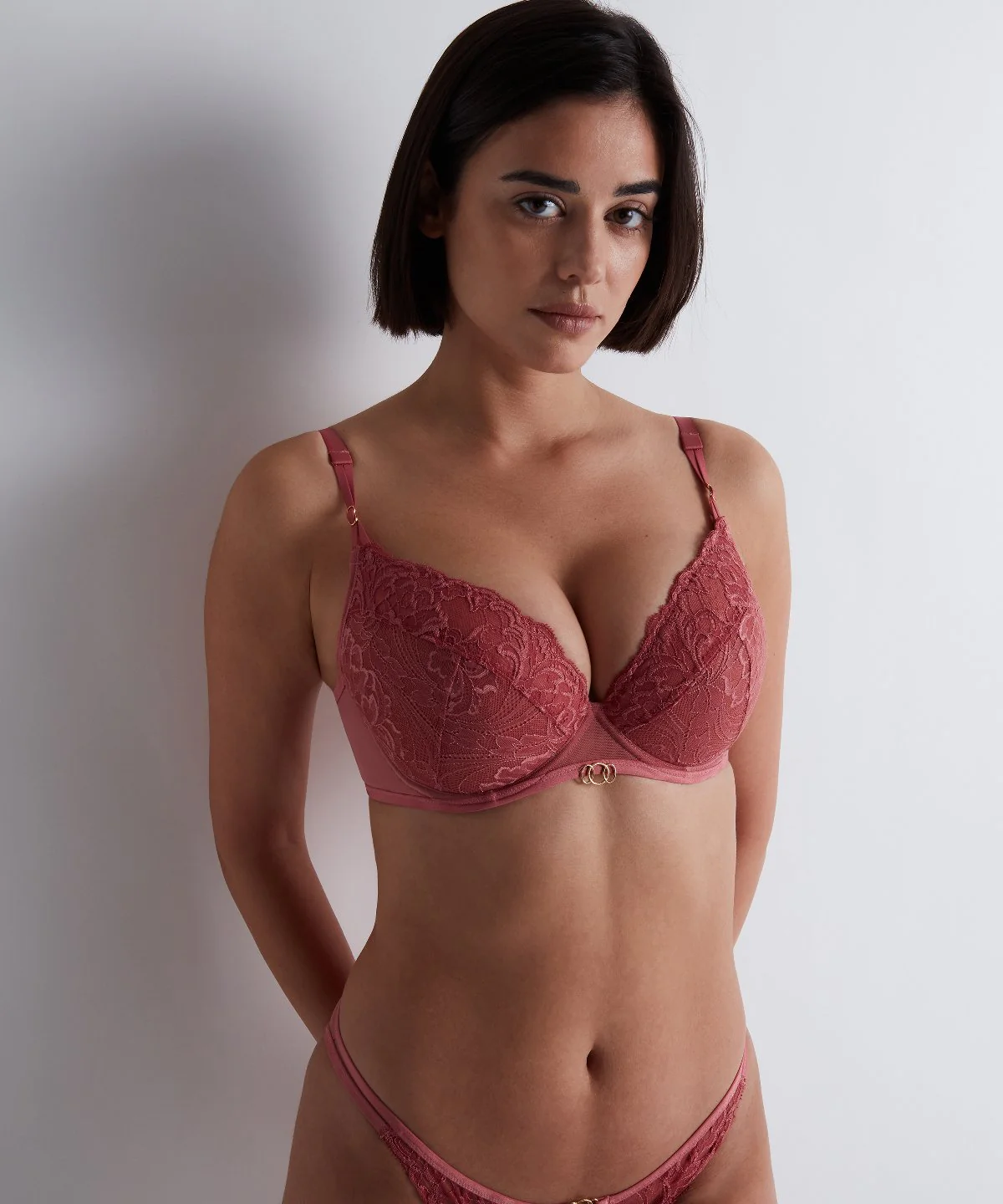 Feeling Myself Soutien-gorge Push-up coussinets Rosewood – Image 9