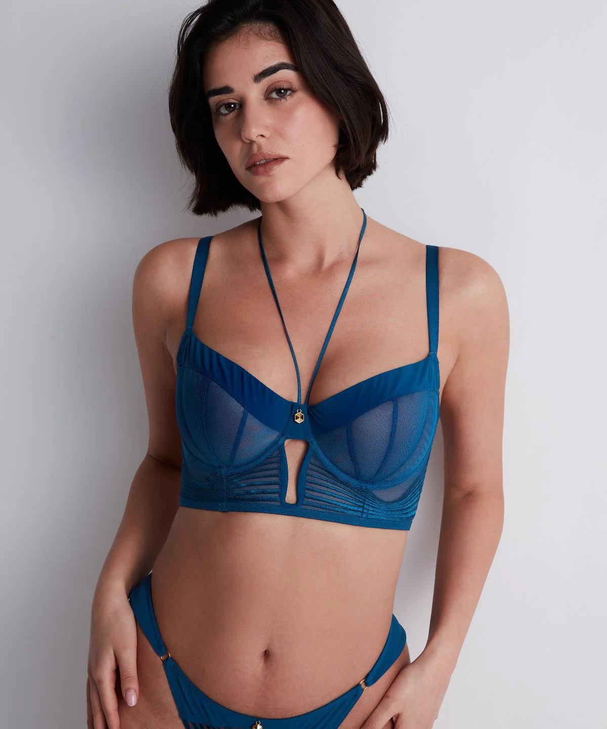 Sumptuous Waves Bustier Imperial Blue – Image 9