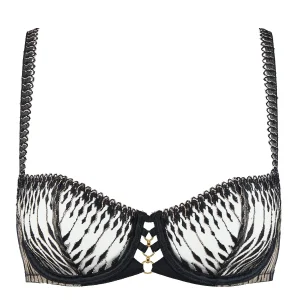 Voodoo Kiss Soutien-gorge Corbeille avec armatures Millenium Black