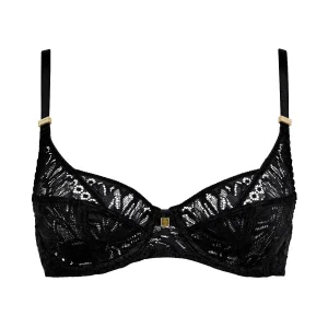 Love Soul Soutien-gorge Emboîtant Foulard Black