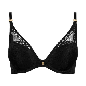 Love Soul Soutien-gorge Plunge foulard Black