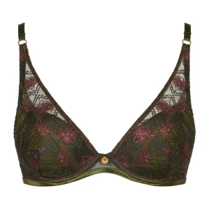 Sound of Heart Soutien-gorge Plunge foulard Dark Garden