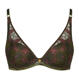 Sound of Heart Soutien-gorge Plunge foulard Dark Garden