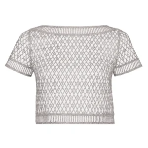 Stardust Dream Top manches courtes Cosmos Silver