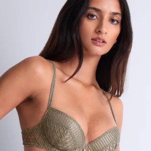 Stardust Dream Soutien-gorge Push-up coques Nile Green