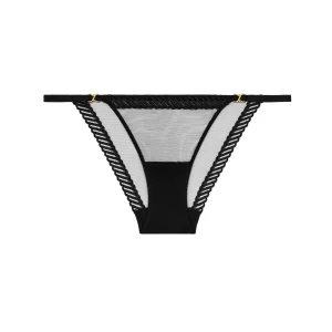 Sheer Emotion Culotte taille basse Black