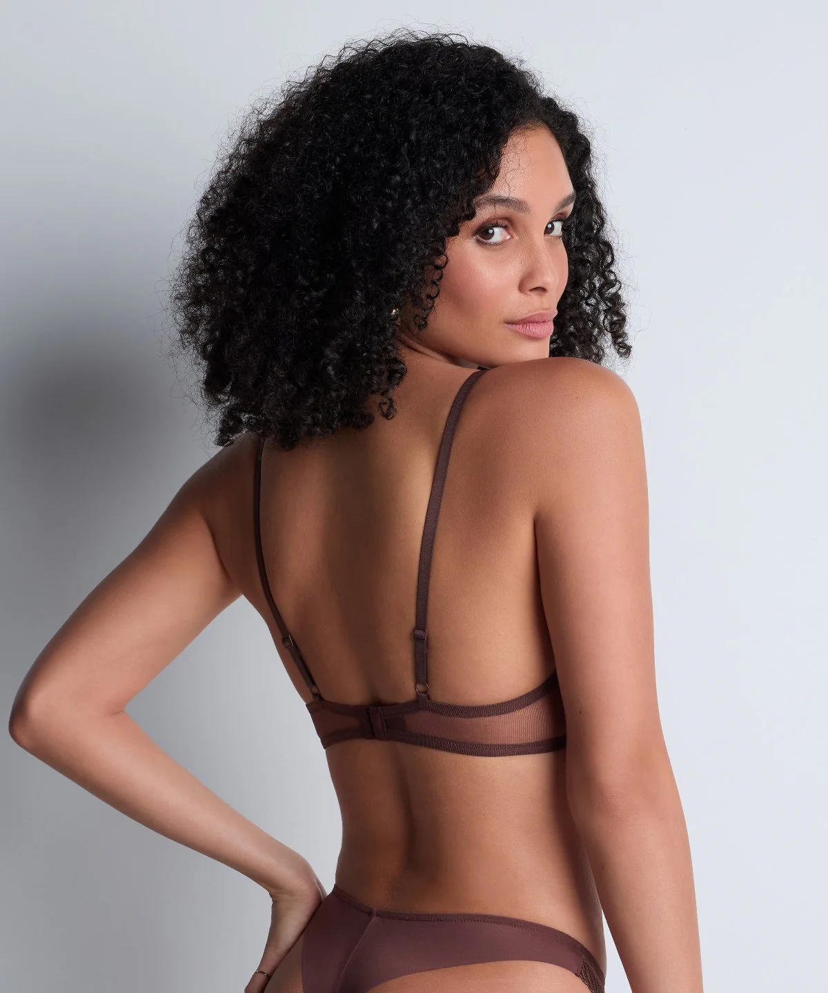 Sheer Emotion Tanga Sepia – Image 4