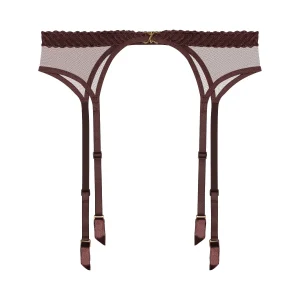 Sheer Emotion Porte-jarretelles Sepia