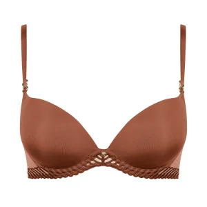 Sheer Emotion Soutien-gorge Push-up coques Honey
