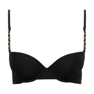 Sparkling Treasure Haut de maillot de bain Push-up coques Black