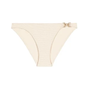 Shimmering Waters Bas de maillot de bain brésilien Golden White