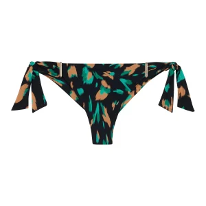 Feline Energy Bas de maillot de bain tanga Green Panther