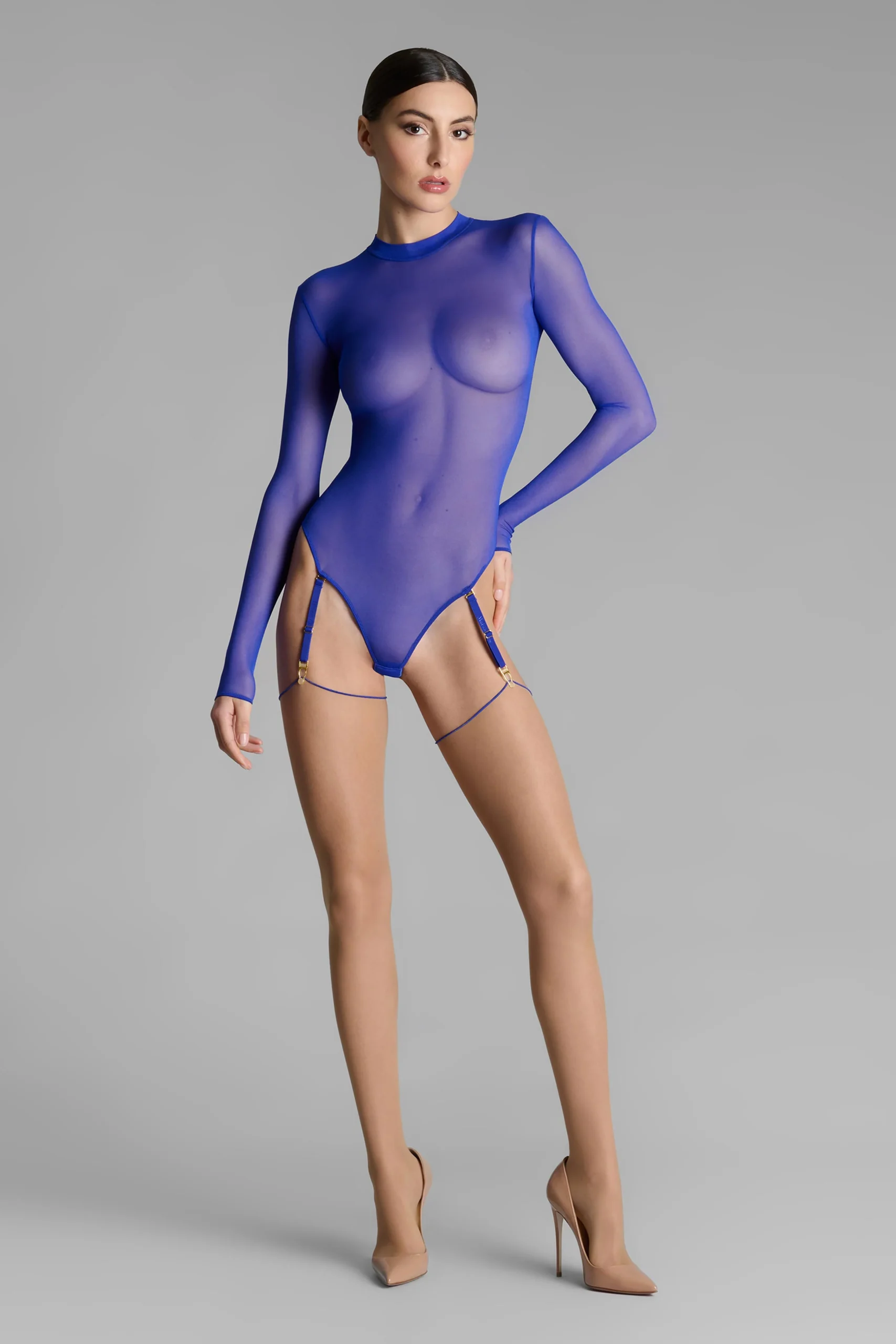 Bas coupés roulés couture 20D - Legwear – Image 2