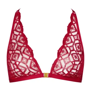 Sense of Illusion Soutien-gorge Triangle bralette Red Berry