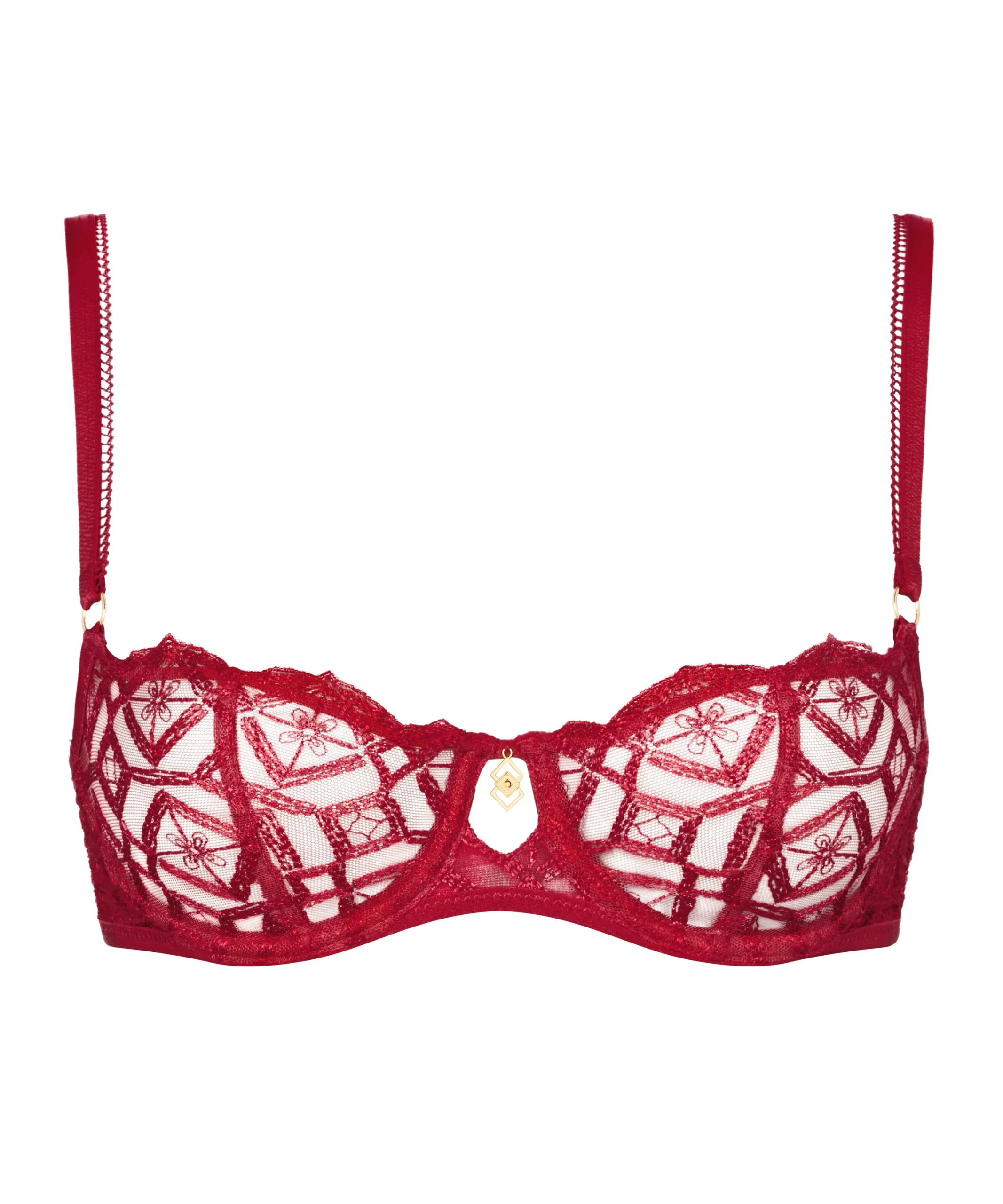 Sense of Illusion Soutien-gorge Corbeille avec armatures Red Berry – Image 3