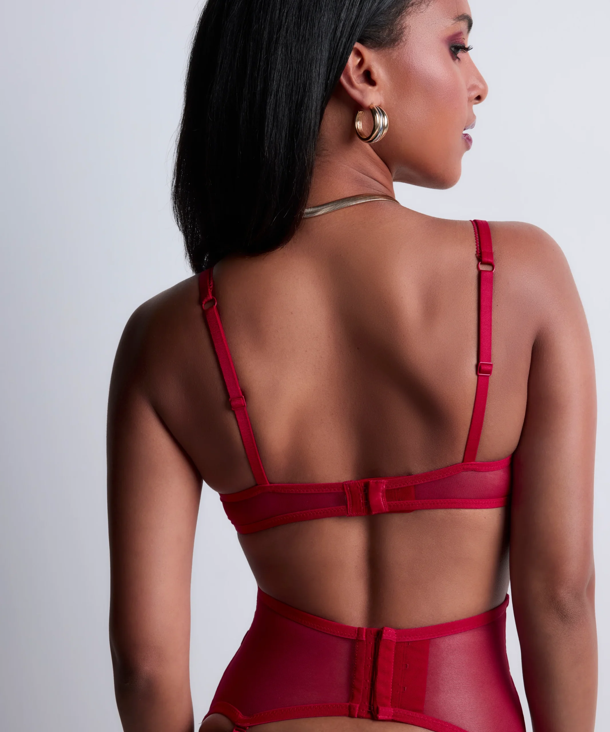 Sense of Illusion Soutien-gorge Corbeille avec armatures Red Berry – Image 6