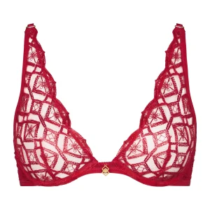 Sense of Illusion Soutien-gorge Triangle avec armatures Red Berry