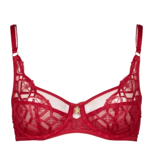 Sense of Illusion Soutien-gorge Emboîtant Foulard Red Berry
