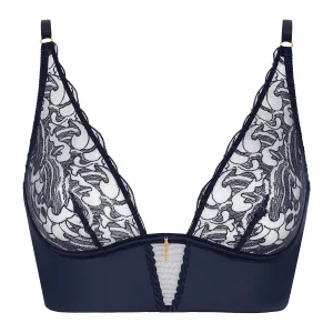 Satin Memories Soutien-gorge Triangle bralette Deep Sea