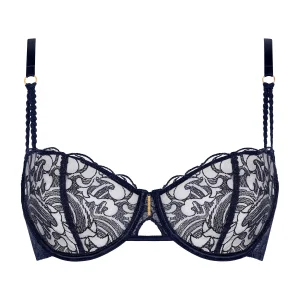 Satin Memories Soutien-gorge Corbeille avec armatures Deep Sea