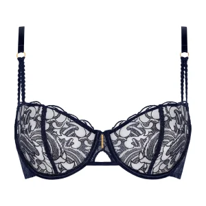 Satin Memories Soutien-gorge Corbeille avec armatures Deep Sea