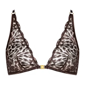 Crazy in Love Soutien-gorge Triangle bralette Satin Brown