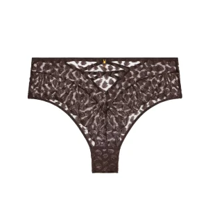 Crazy in Love Culotte taille haute Satin Brown