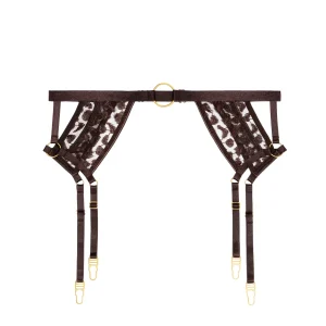 Crazy in Love Porte-jarretelles Satin Brown