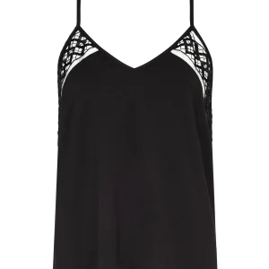 Sweet Obsession Top à fines bretelles Black