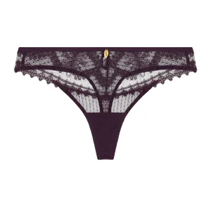 Mystery of Love Tanga Plum