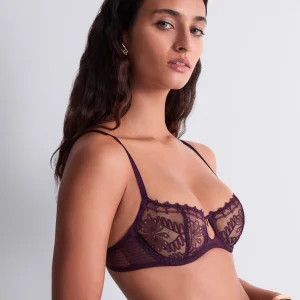 Mystery of Love Soutien-gorge Corbeille avec armatures Plum