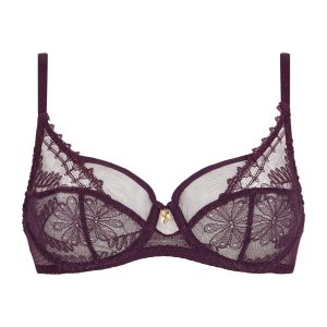 Mystery of Love Soutien-gorge Emboîtant Foulard Plum