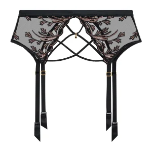Cosmic Romance Porte-jarretelles Black Stripes