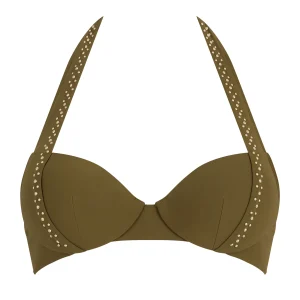Summer Stars Haut de maillot de bain Push-up coques Khaki